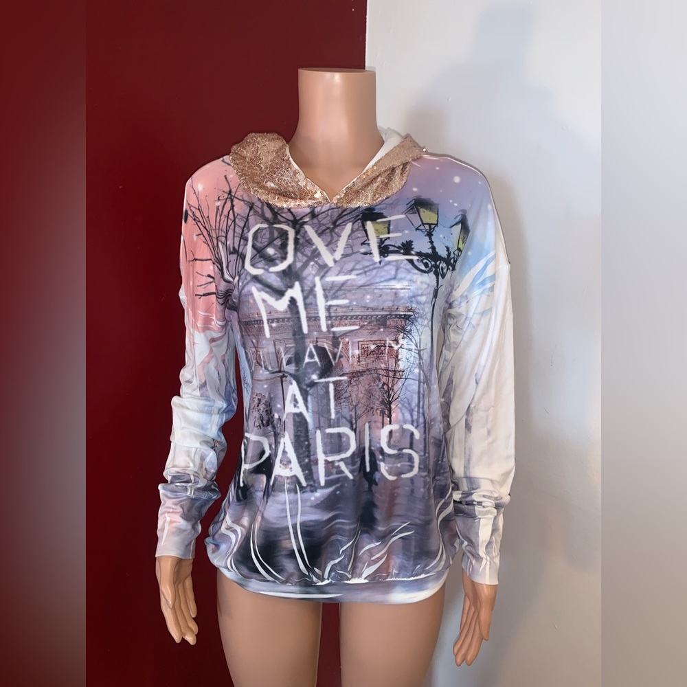 Women’s Blumin Apparel Paris Sequin Hoodie
